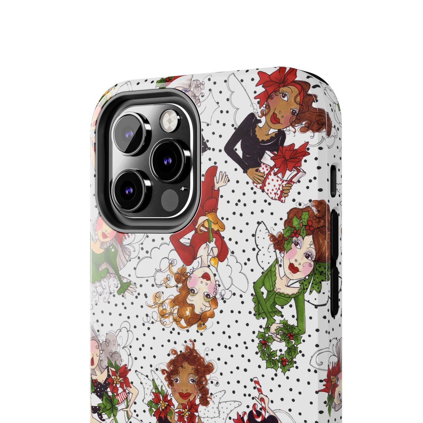 Fairy Toss White / Black Phone Case