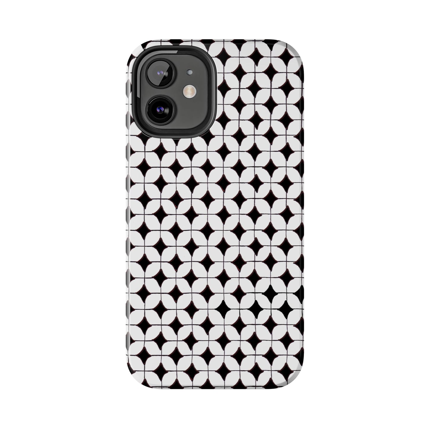 Tile-ish Black Phone Case