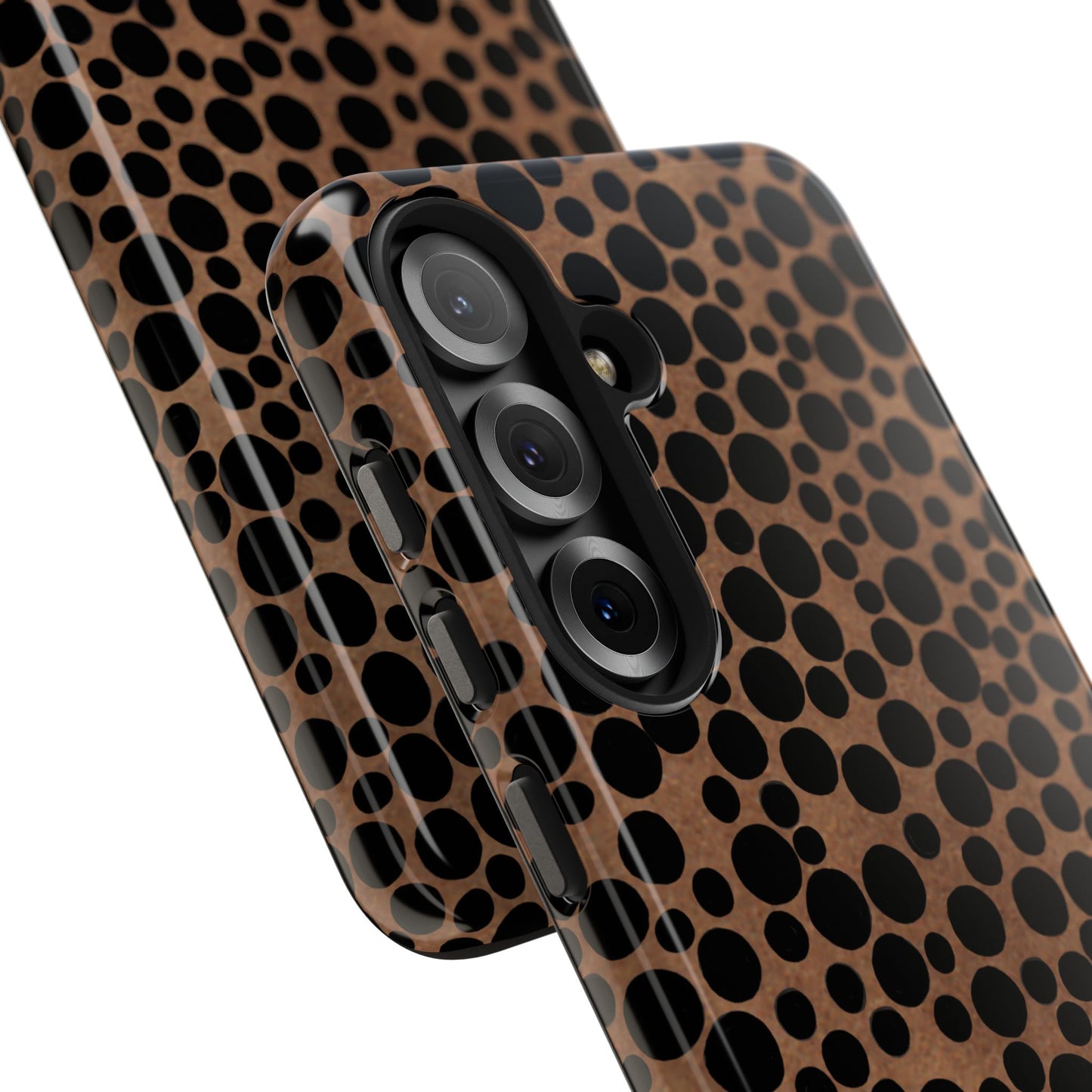 Felt Dots Caramel Phone Case