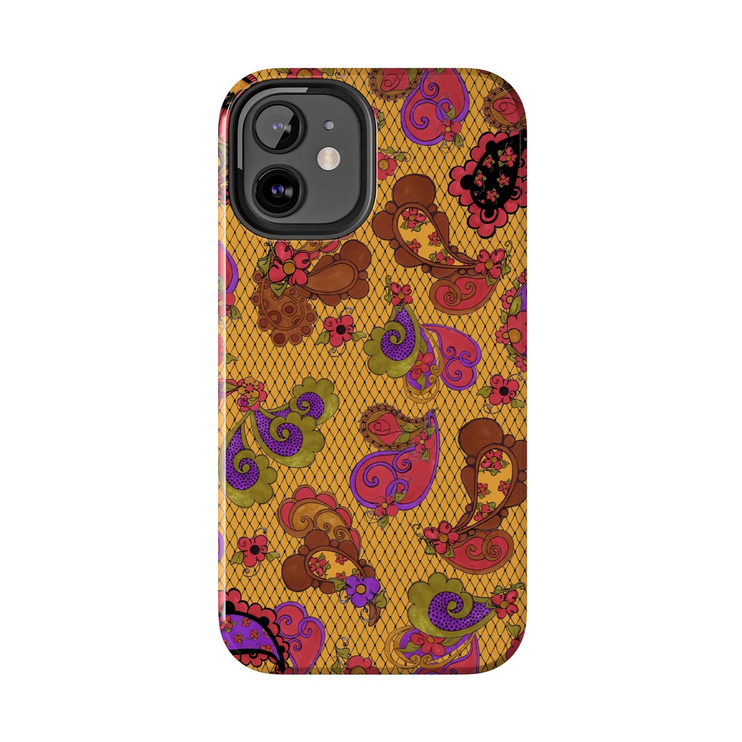 Posie Paisley Gold Phone Case