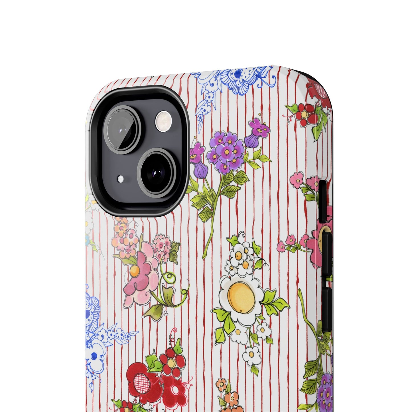 Mixed Bouquets Red / White Phone Case