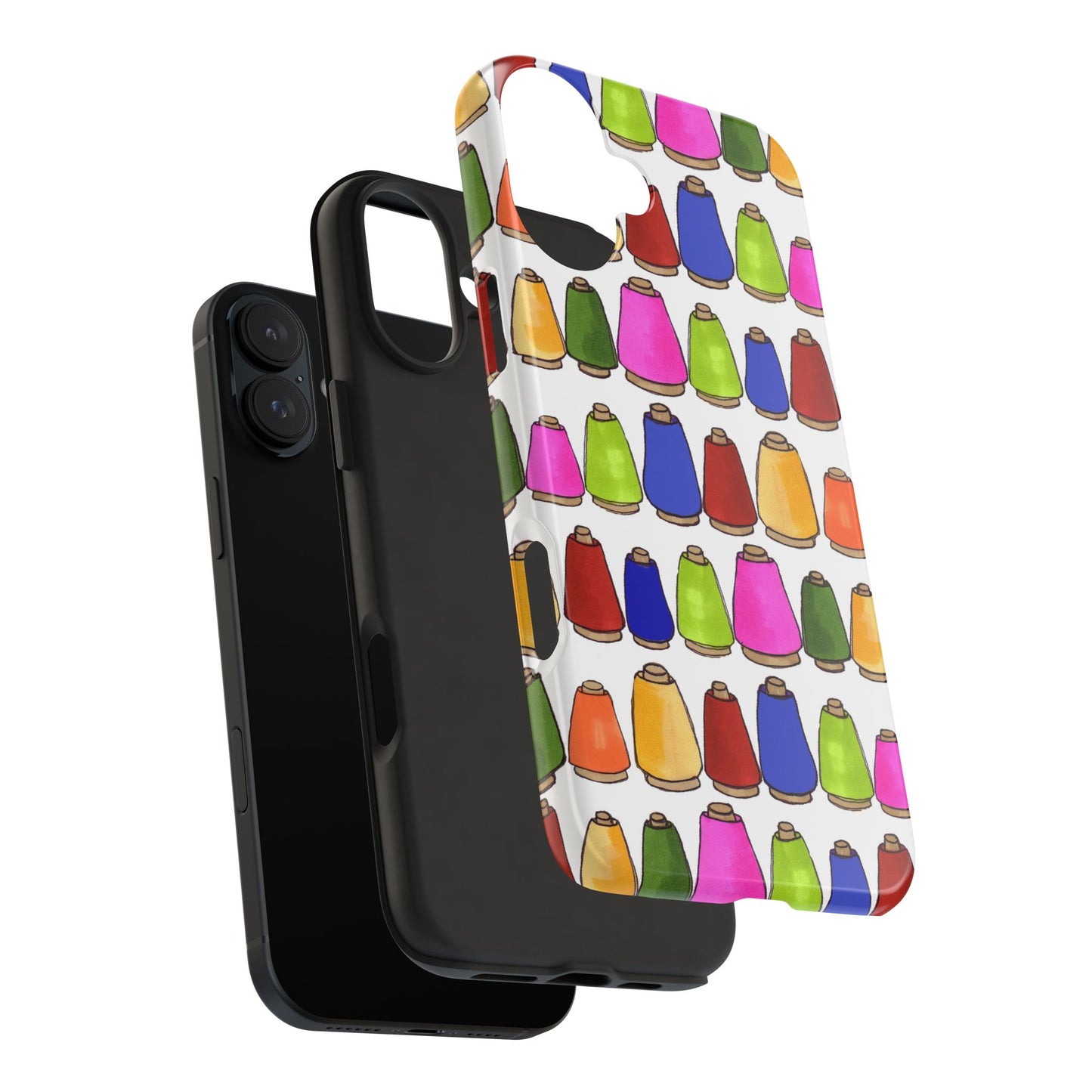 Coneiferous White / Multi Phone Case