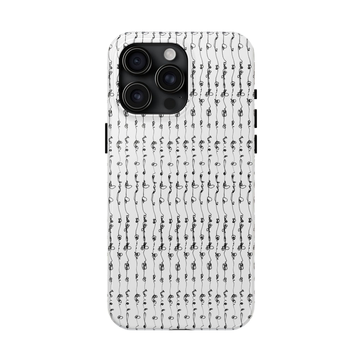 Scribble Stripe Phone Case