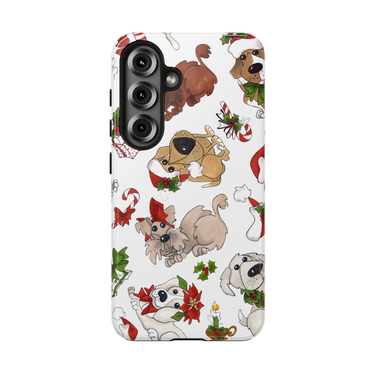 Doggie Toss White Phone Case