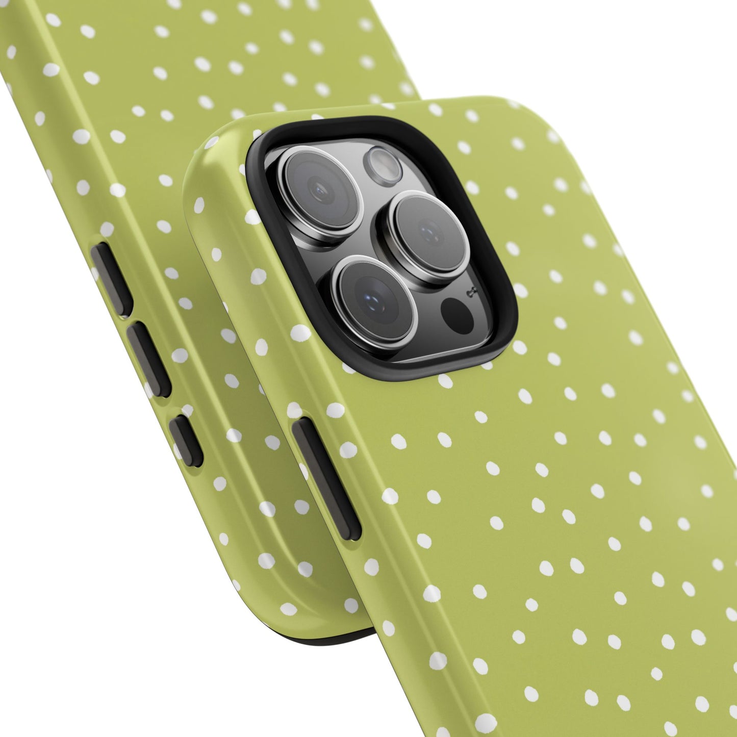 Dinky Dots Green / White Phone Case