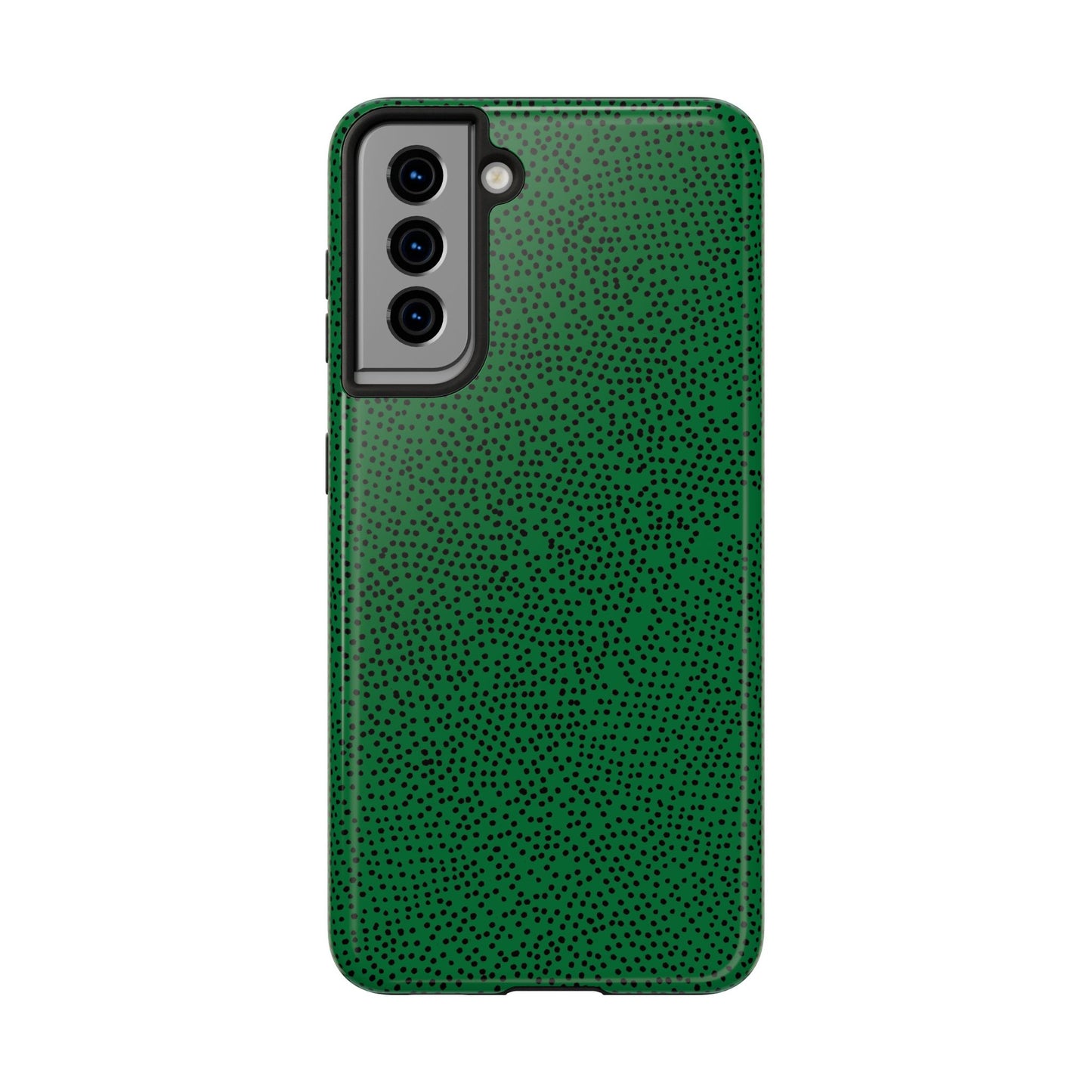 Mini Dot Green / Black Phone Case