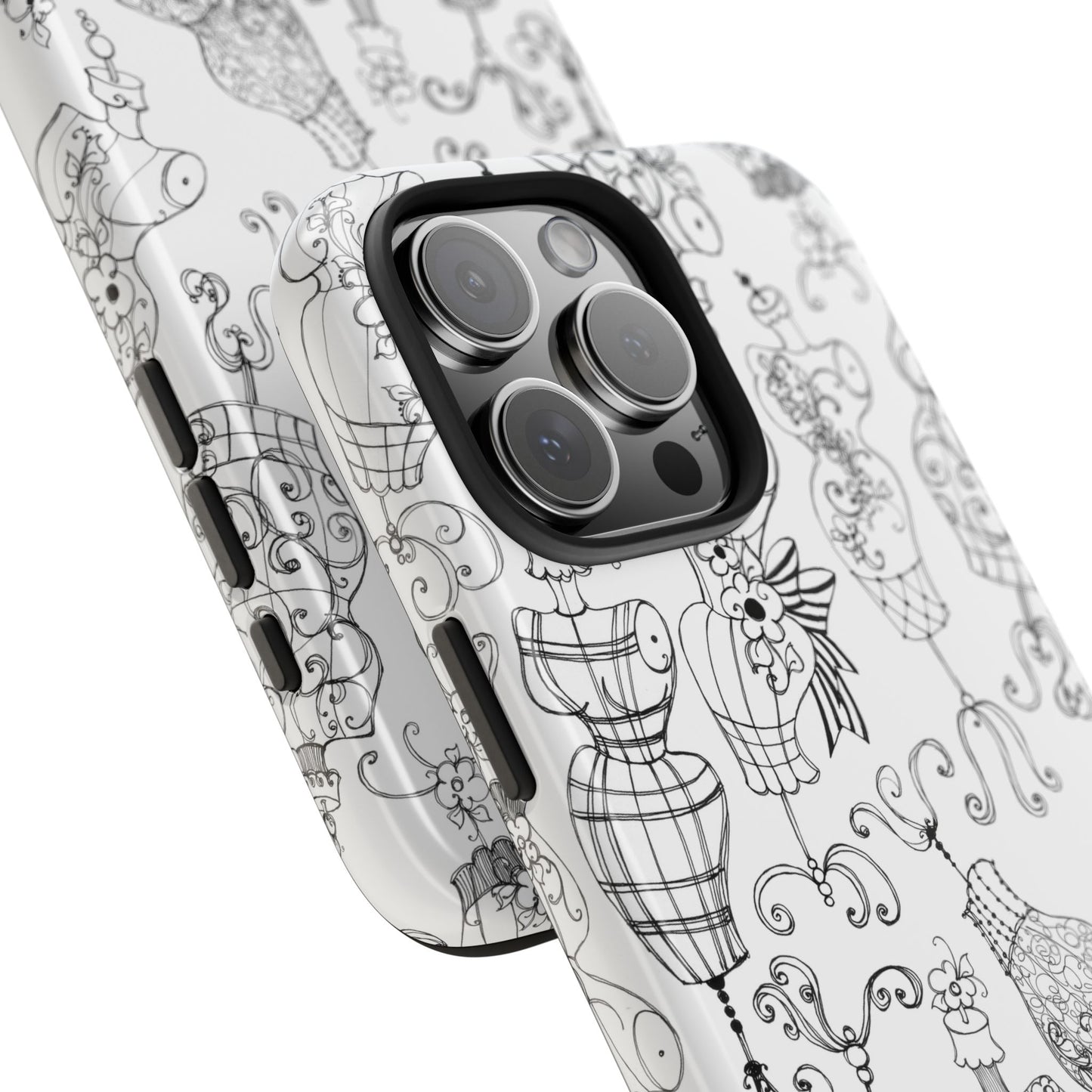 Mannequinique White / Black Phone Case