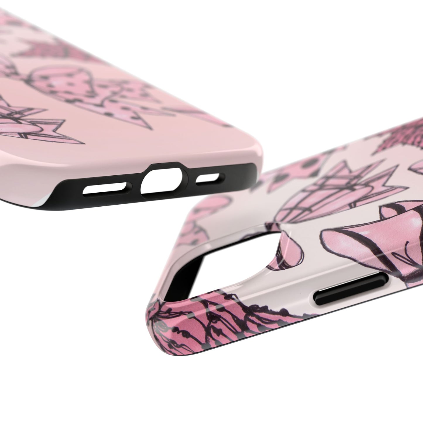Cat Bows Pink Phone Case
