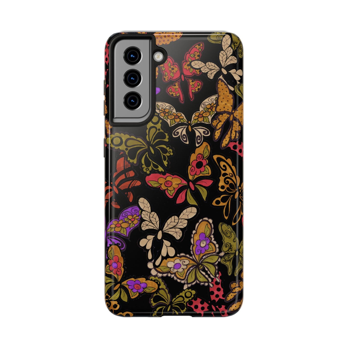 Flighty Black Phone Case