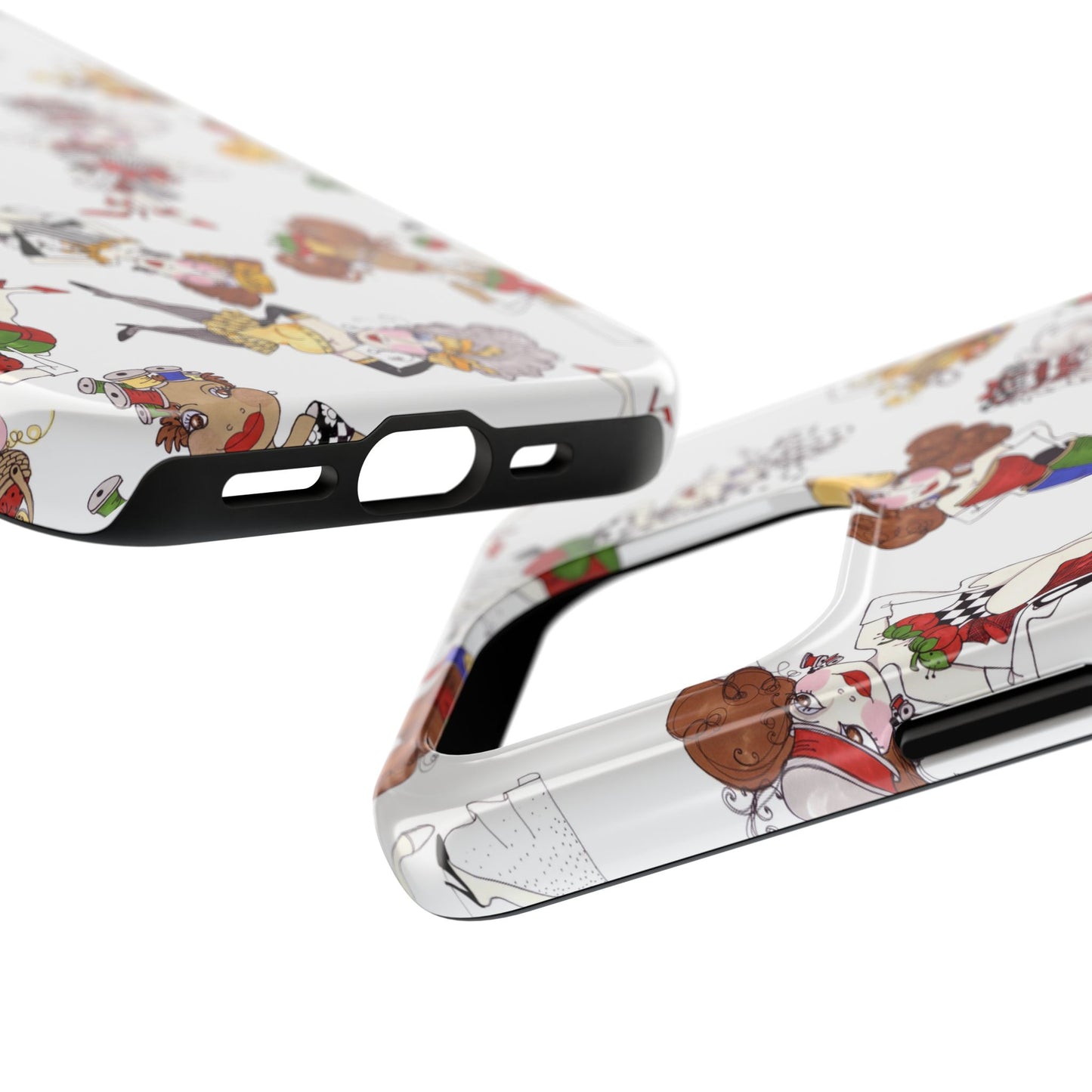 Sew Tossed White Phone Case