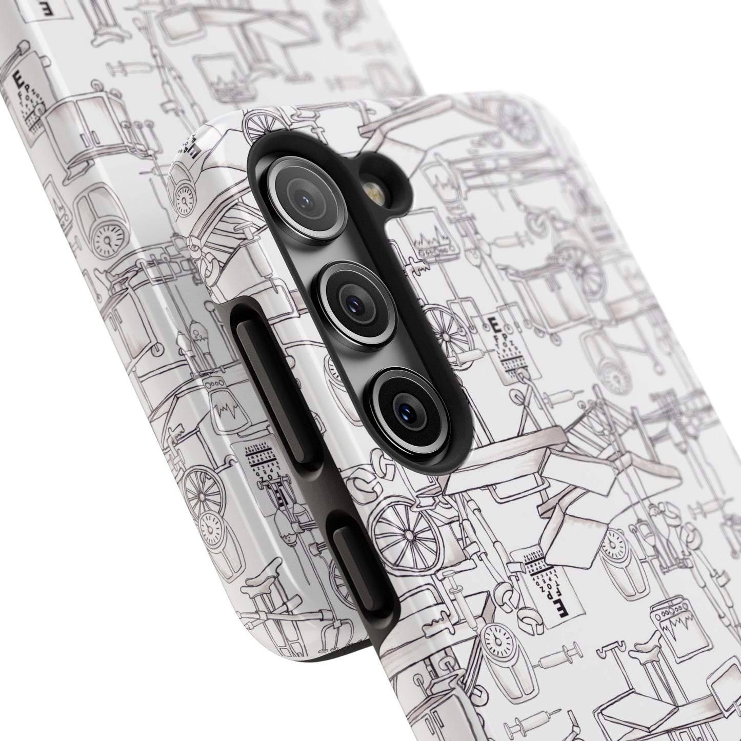 Essentials White / White Phone Case