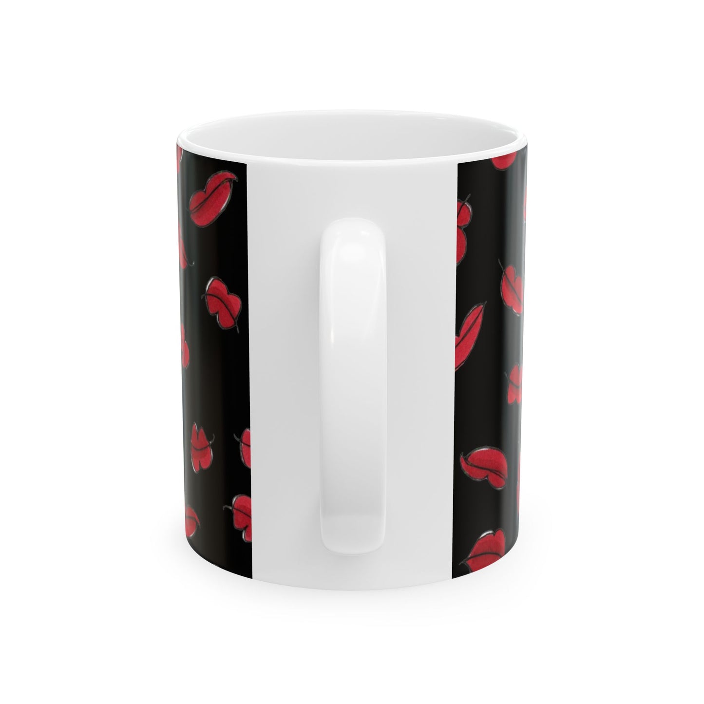 Lotsa Lips Black Cup