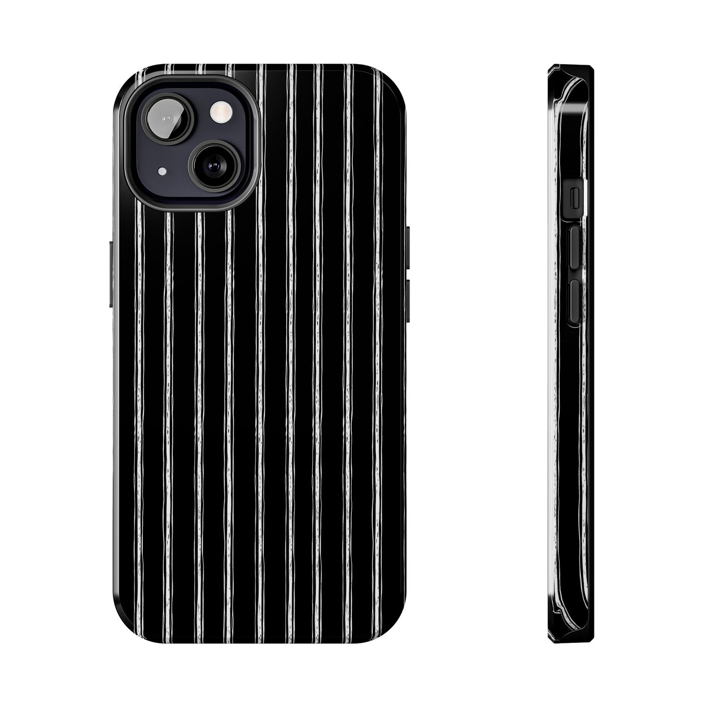 Napkin Stripe Black / White Phone Case