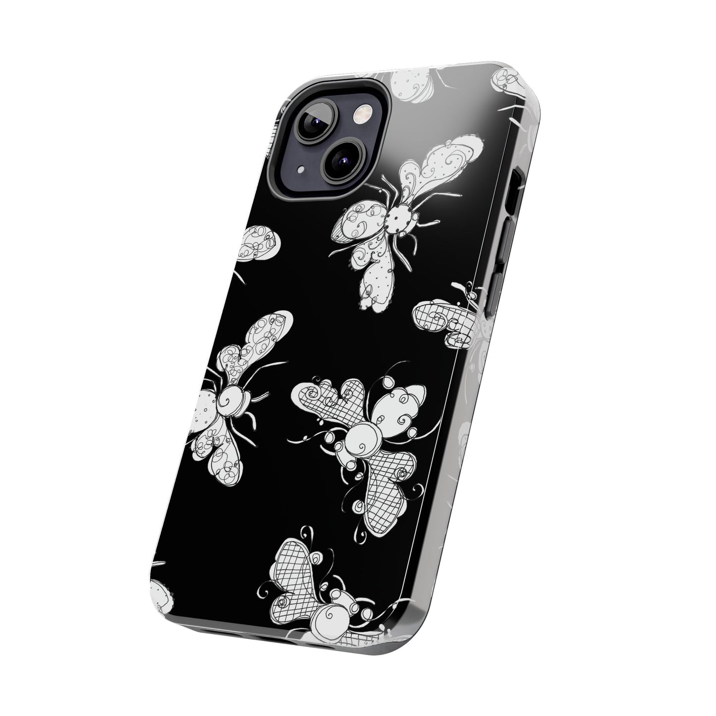 Busy Bee Black Phone Case