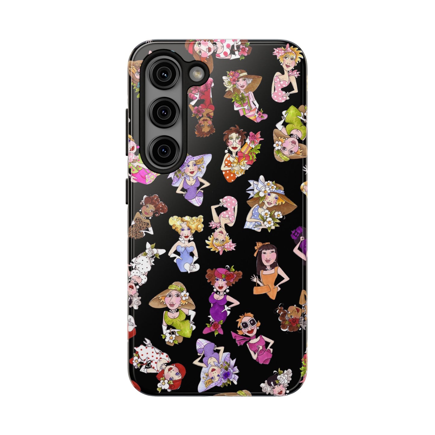 Fast Women Tossed Black Phone Case