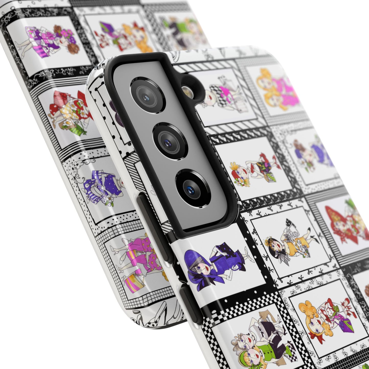 Gone Shopping White / Black Phone Case