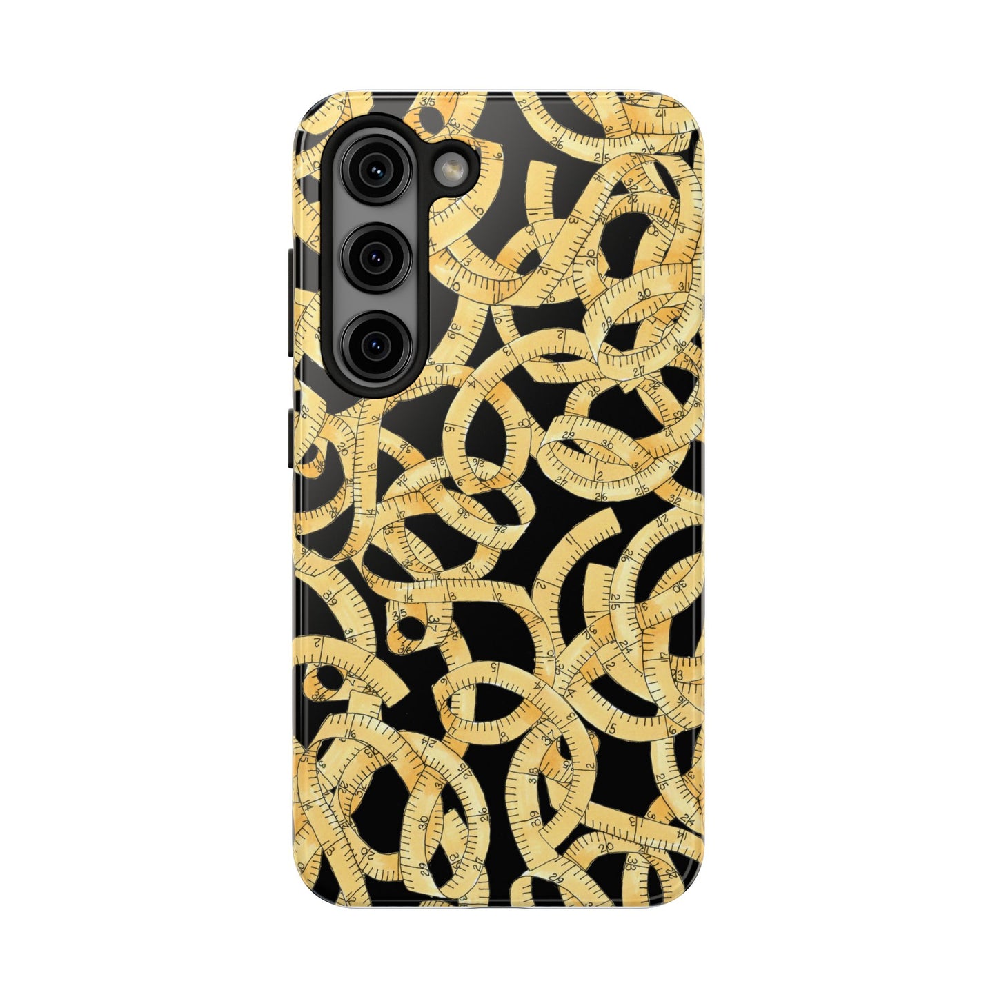 Tape Tangle Black Phone Case
