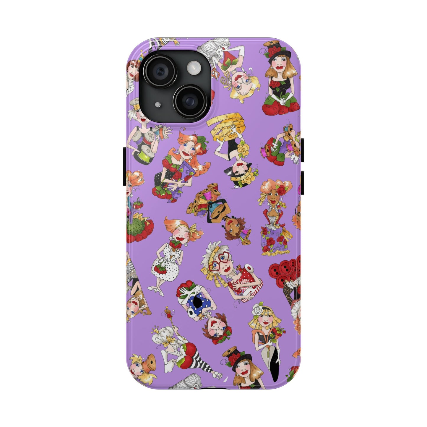 Curious Toss Purple Phone Case