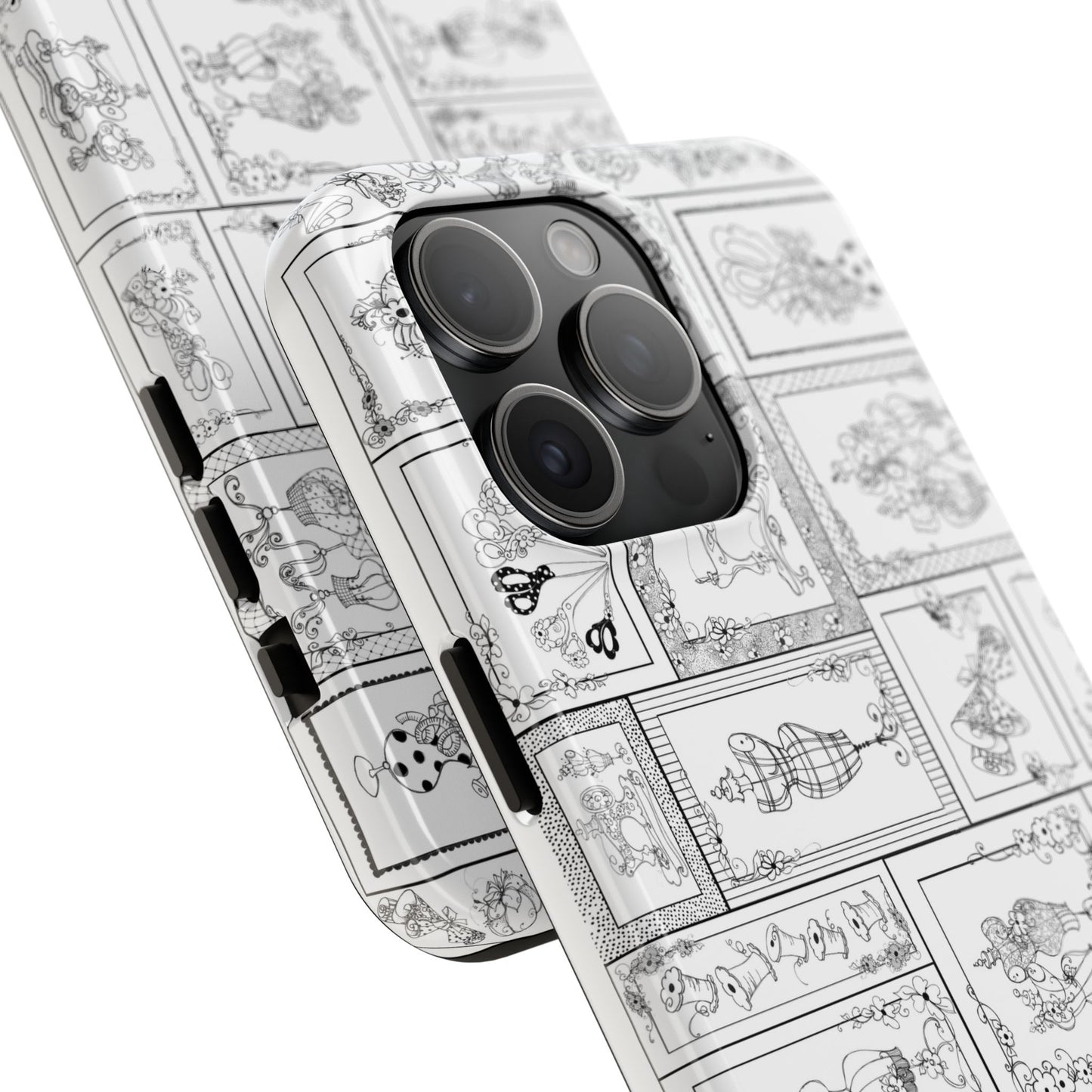 Sew Fancy White Phone Case