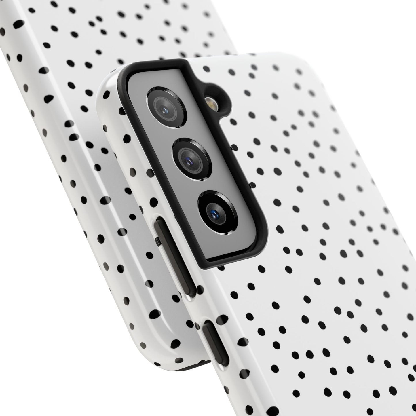 Dinky Dots White / Black Phone Case