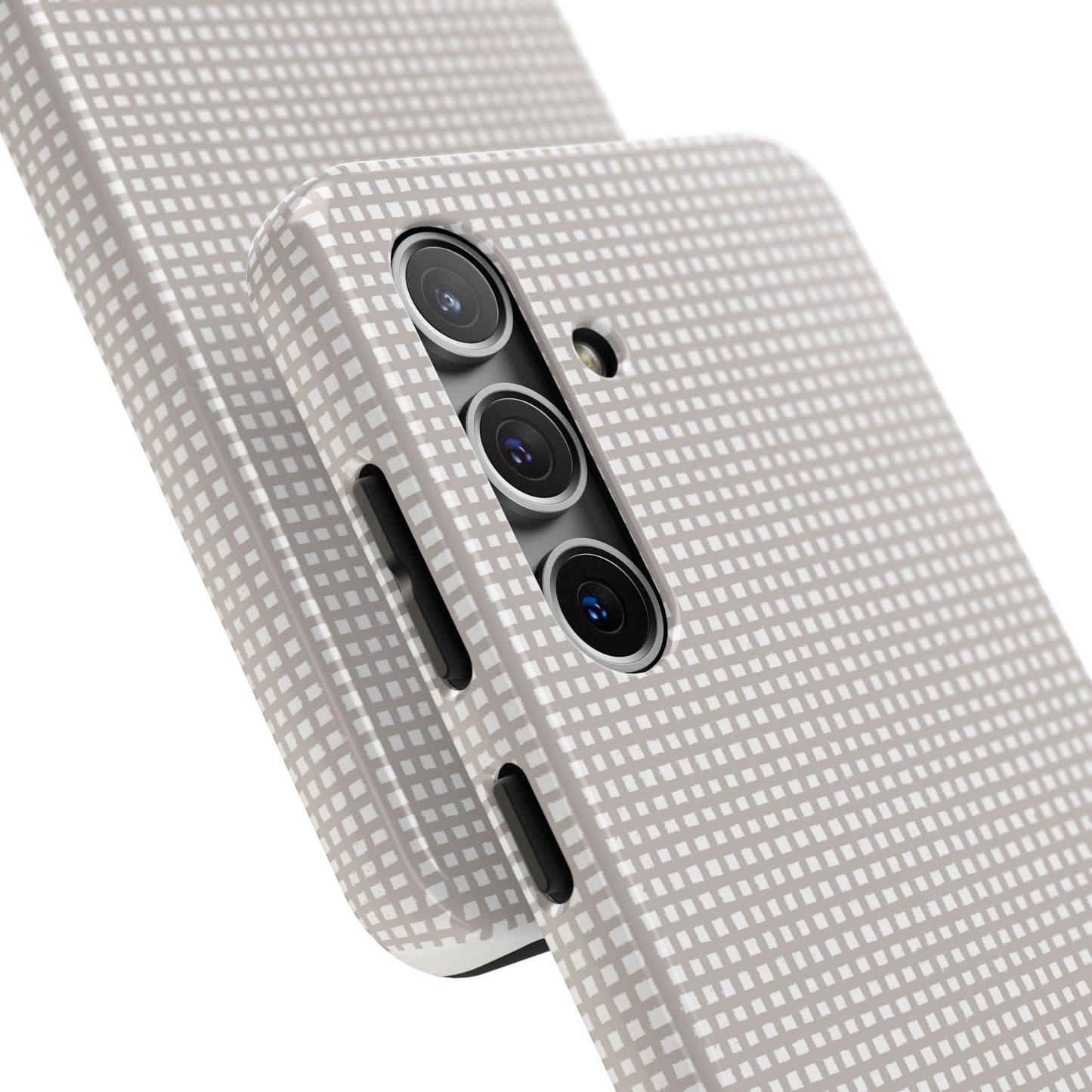 Chipper Check Gray Phone Case