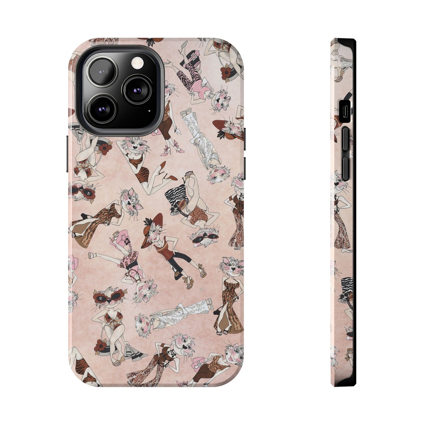 Spotted Lilies Pink Phone Case