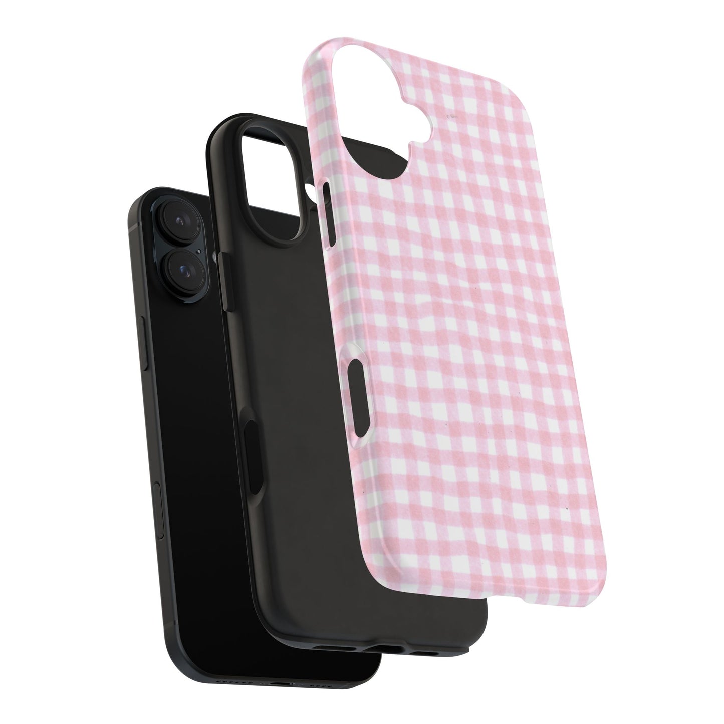 Wonky Chipper Check Pink Phone Case