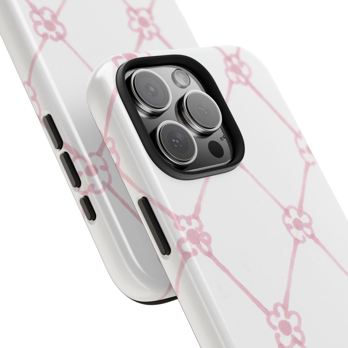 Flower Model Scroll Phone Case