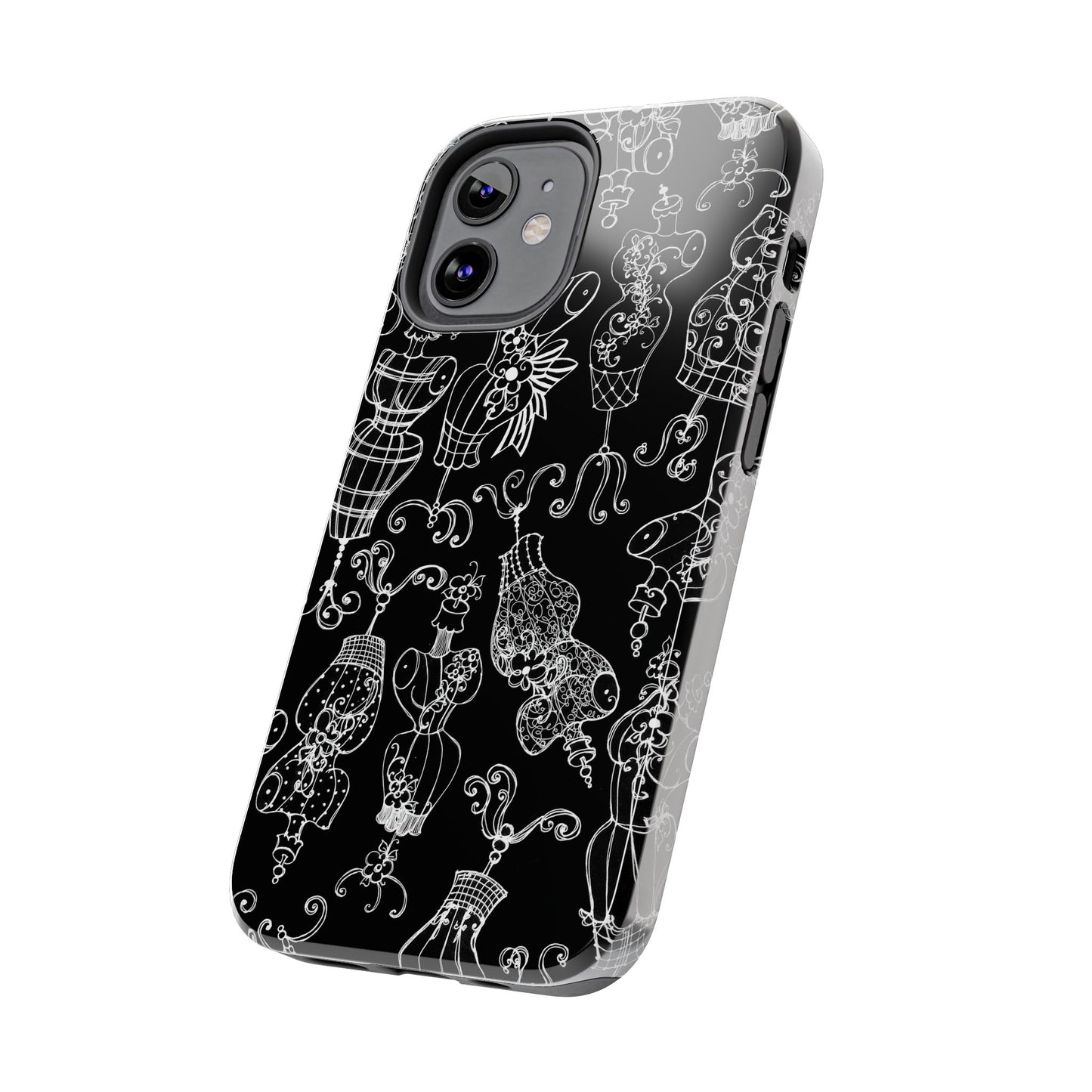 Mannequinique Black / White Phone Case