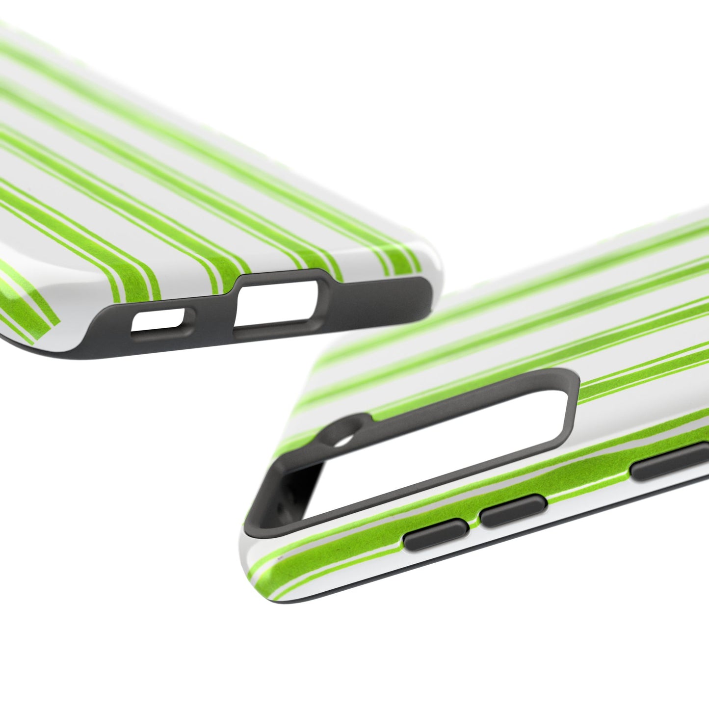 Awning Stripe Lime Phone Case