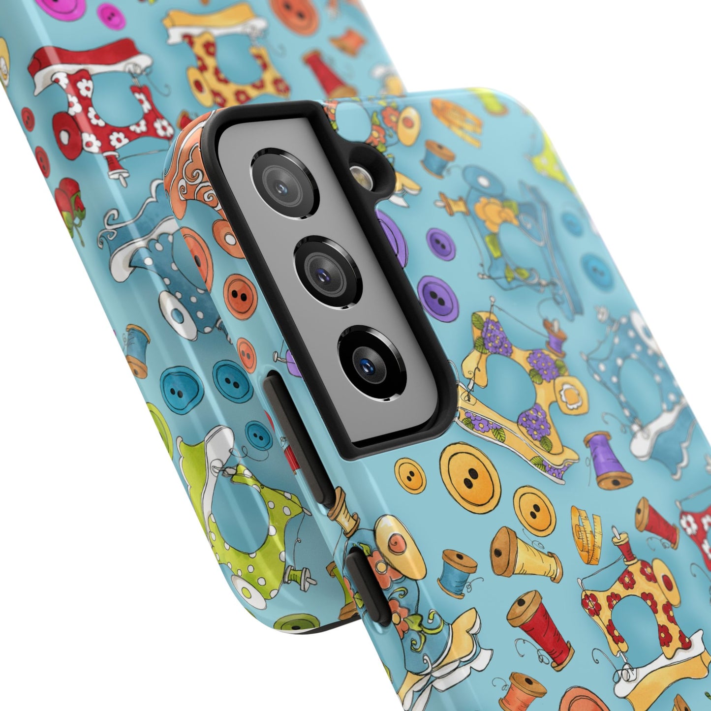 Sew Assorted Turquoise Phone Case