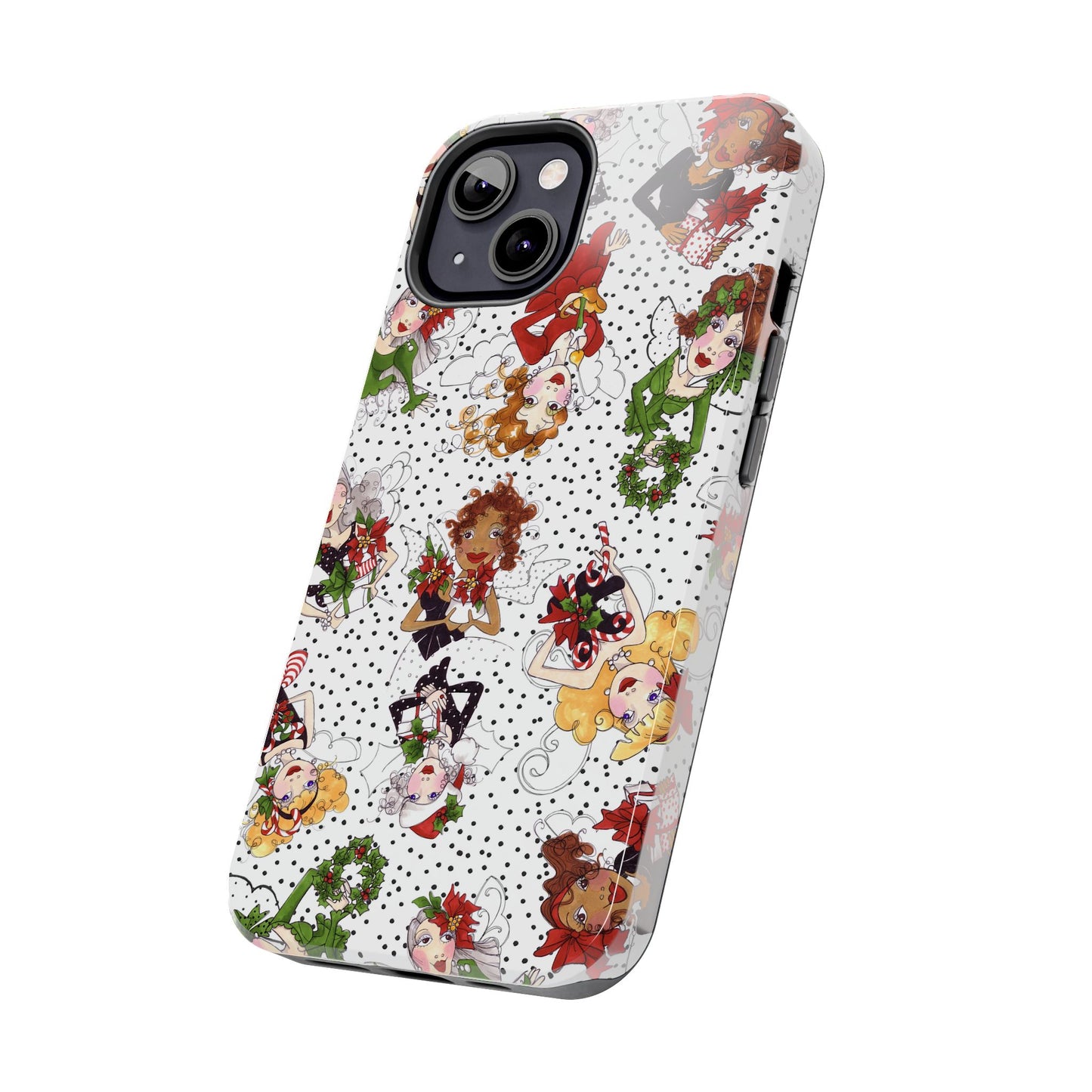 Fairy Toss White / Black Phone Case