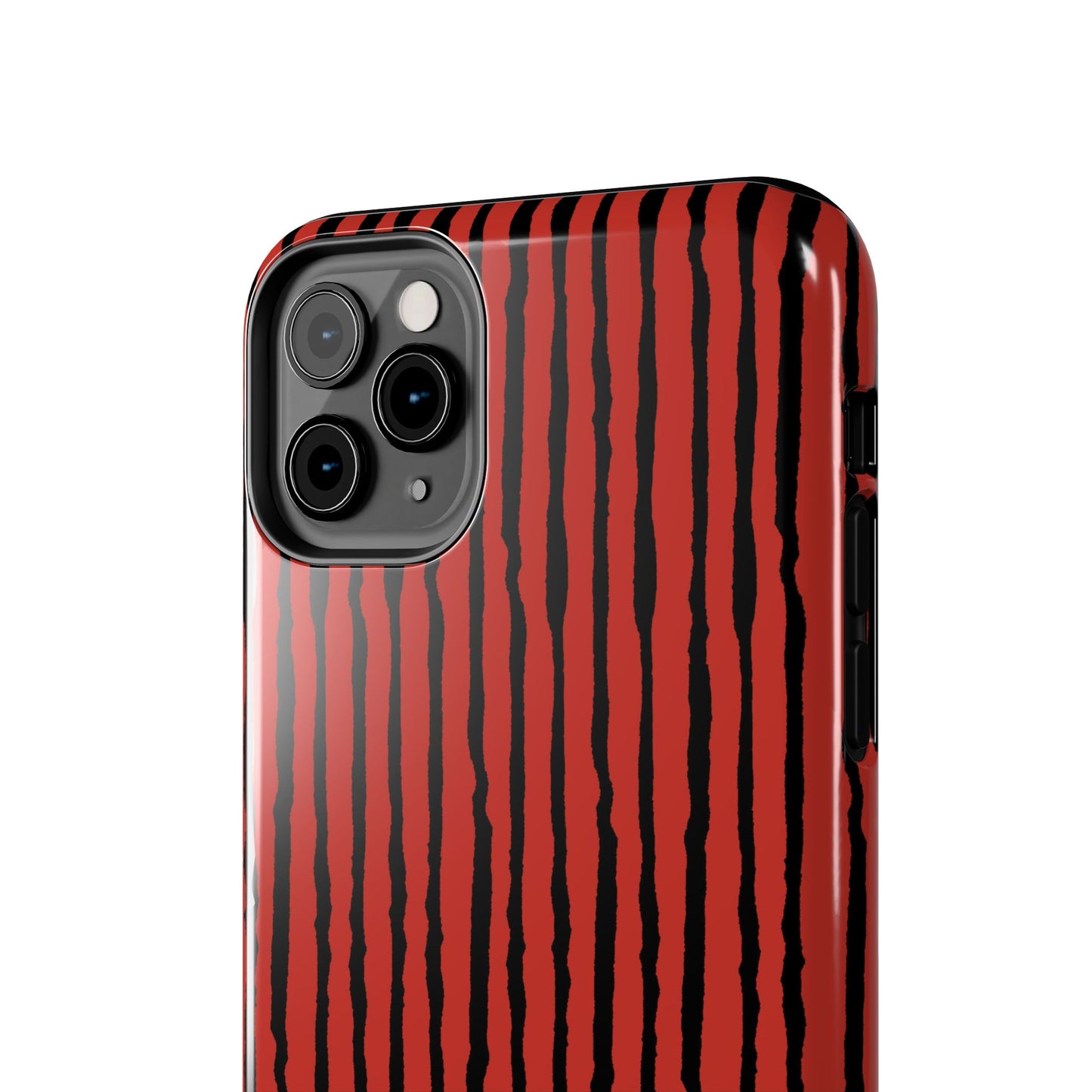 Sorta Stripe Red / Black Phone Case