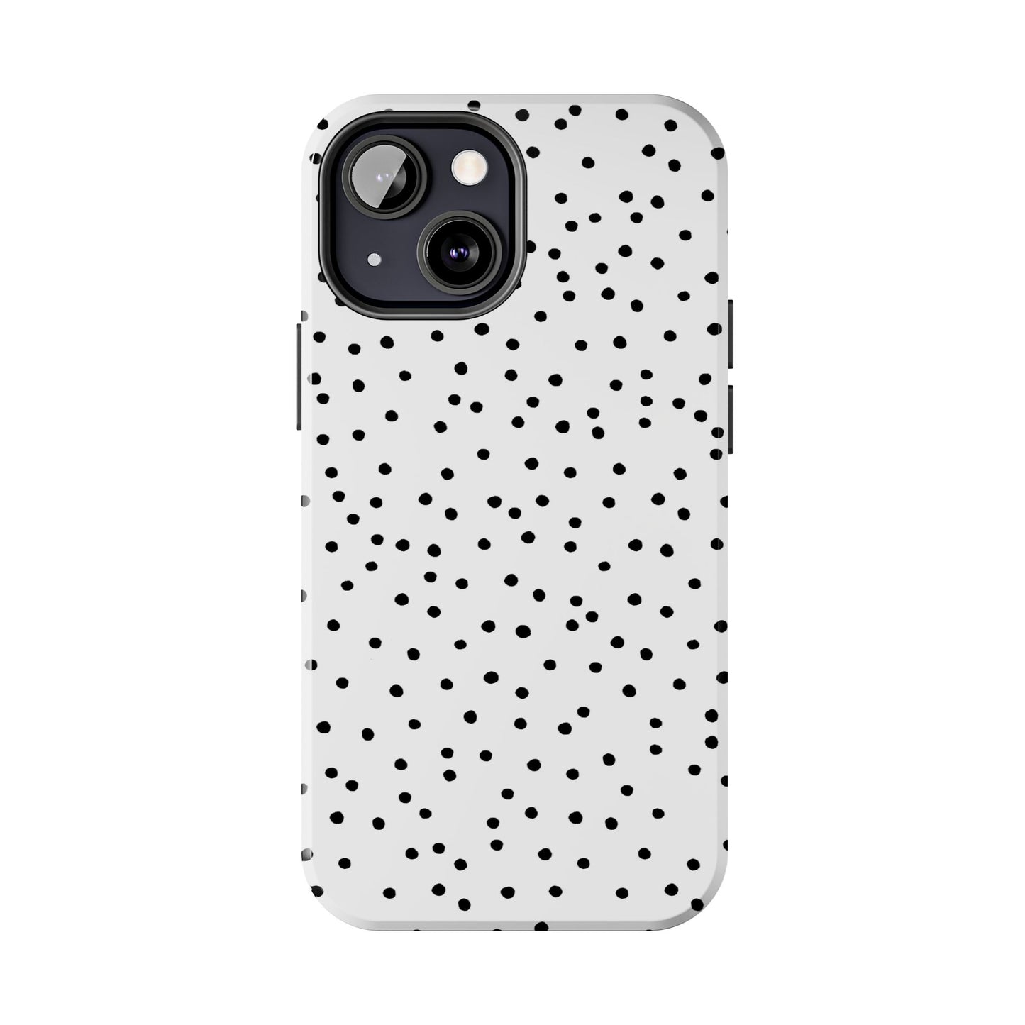 Dinky Dots White / Black Phone Case
