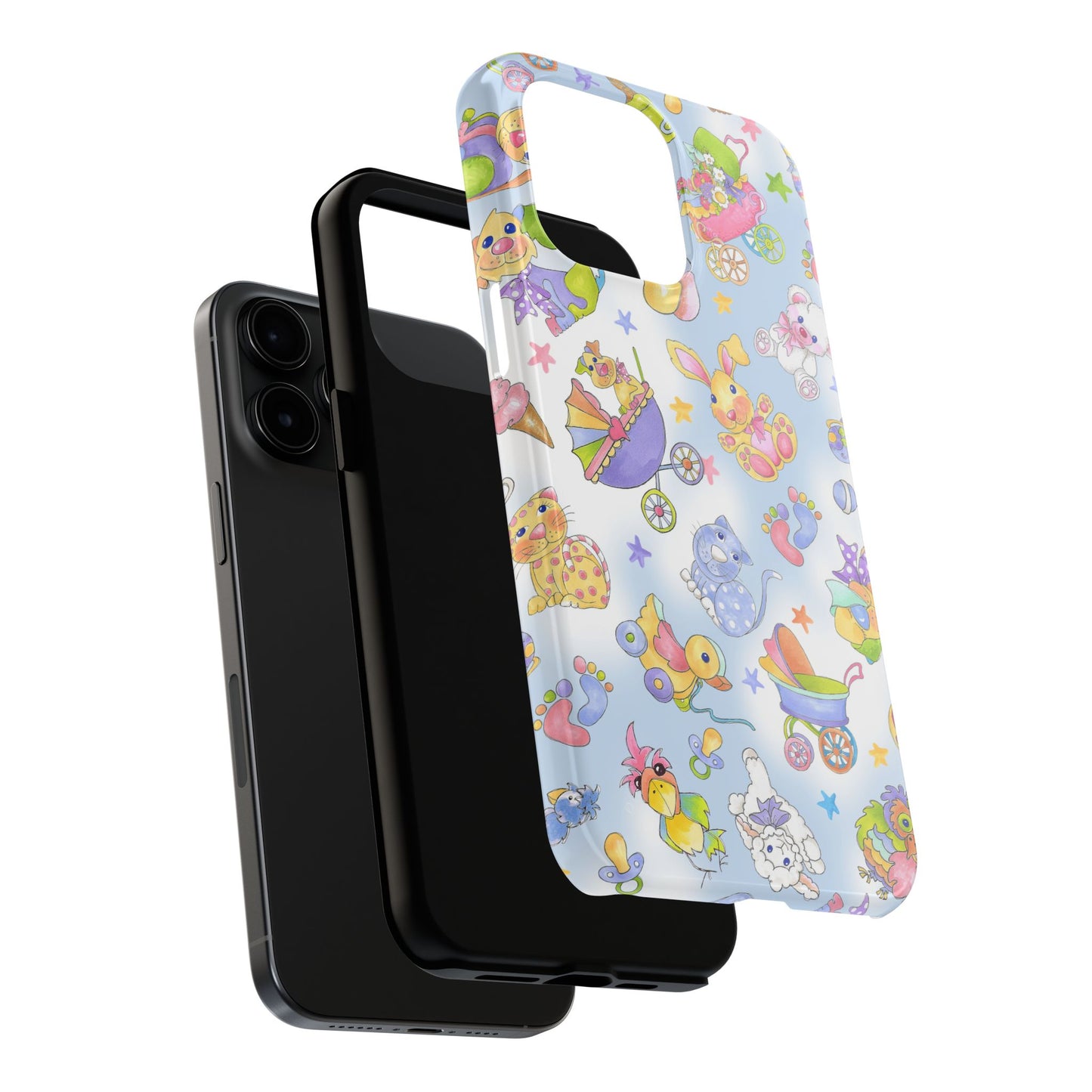 Busy Baby Blue Sky Phone Case