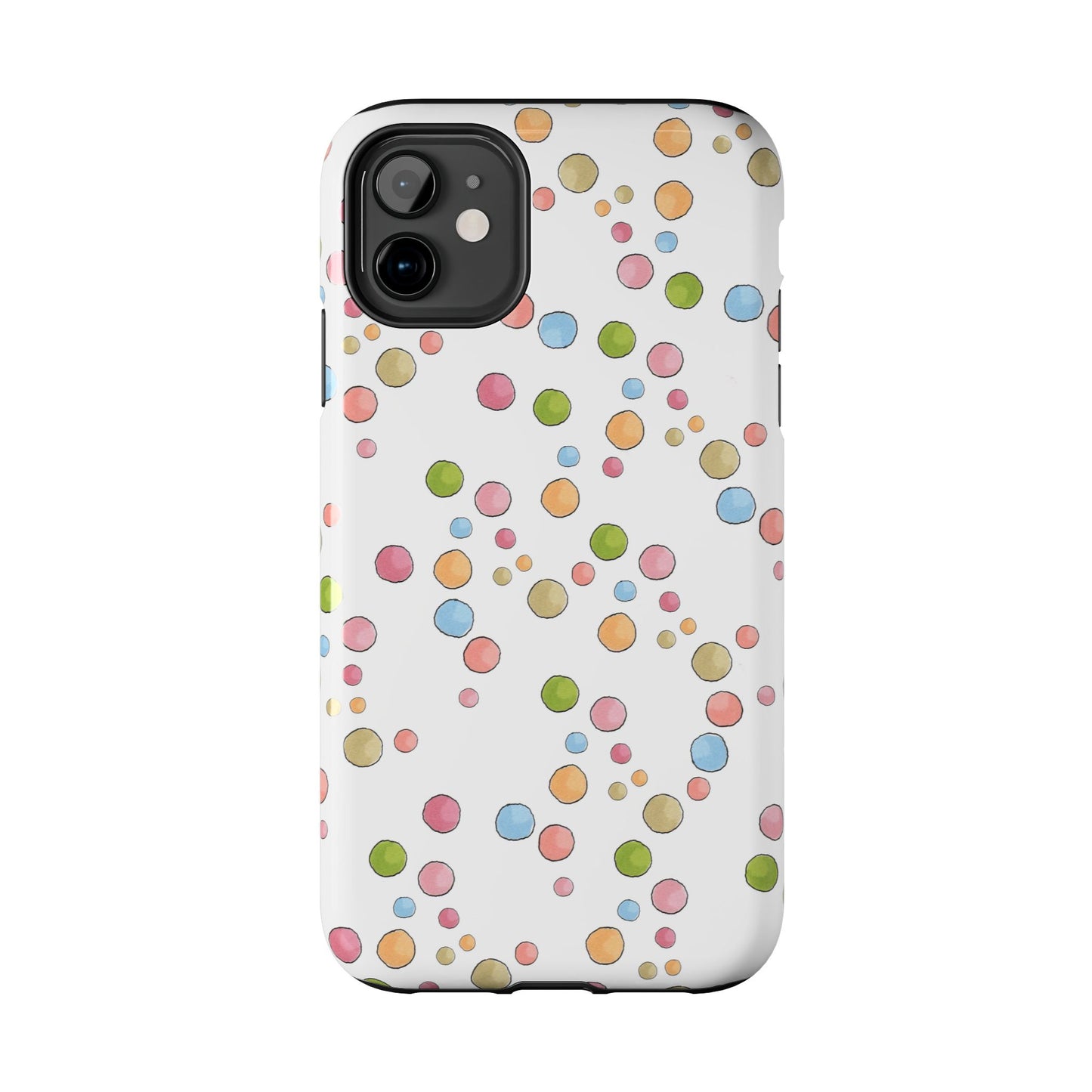 Clown Dots White Phone Case