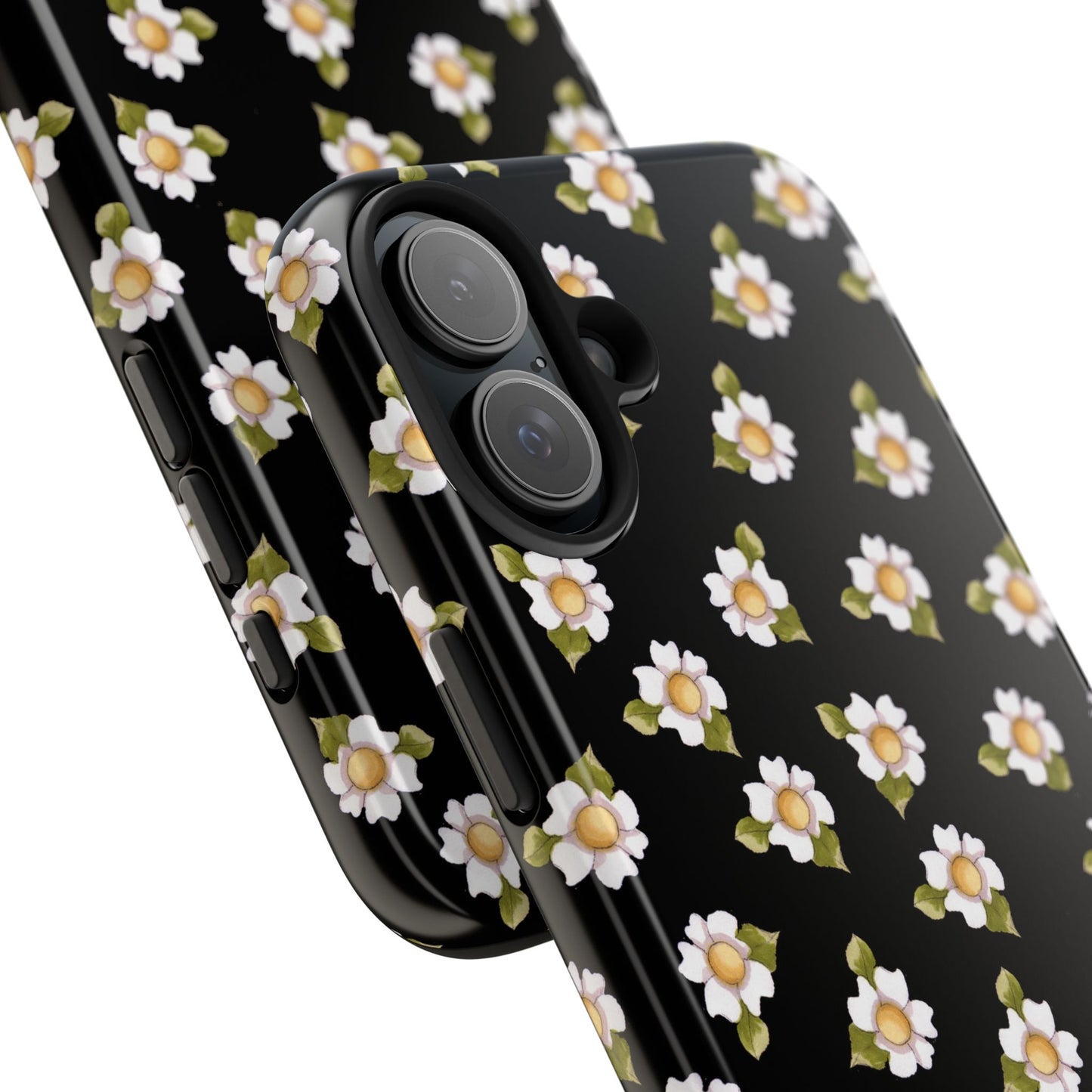 Daisies Black Phone Case
