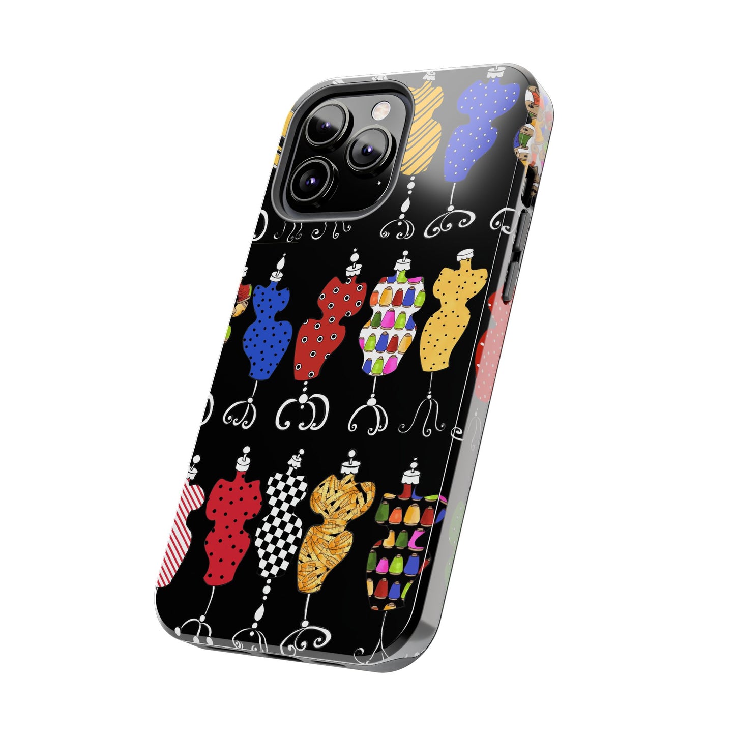 Go Figure Black / Multi Phone Case