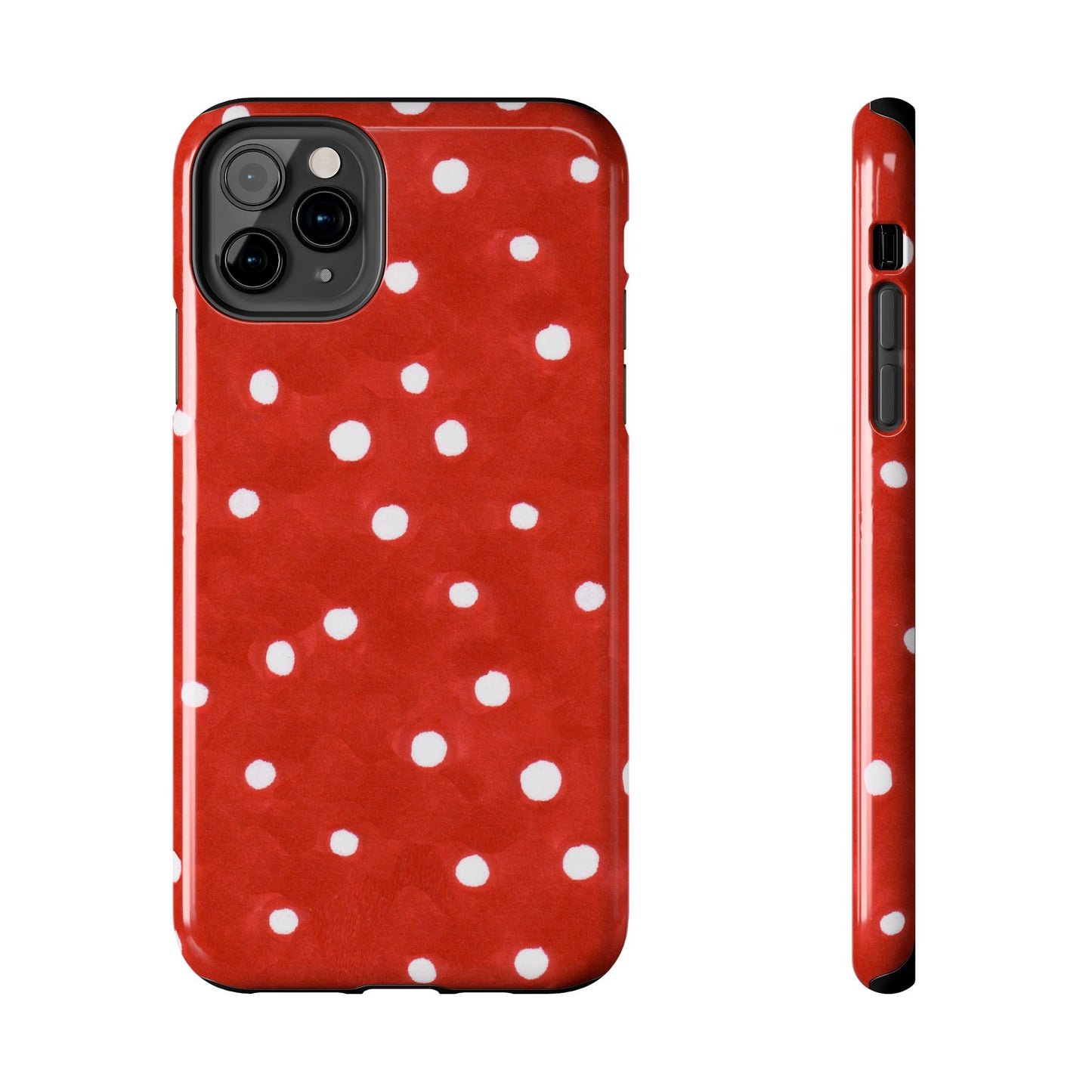 Dots Red Phone Case