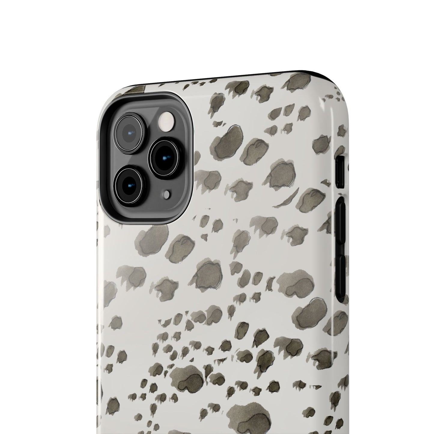 Kitty Dots Gray Phone Case