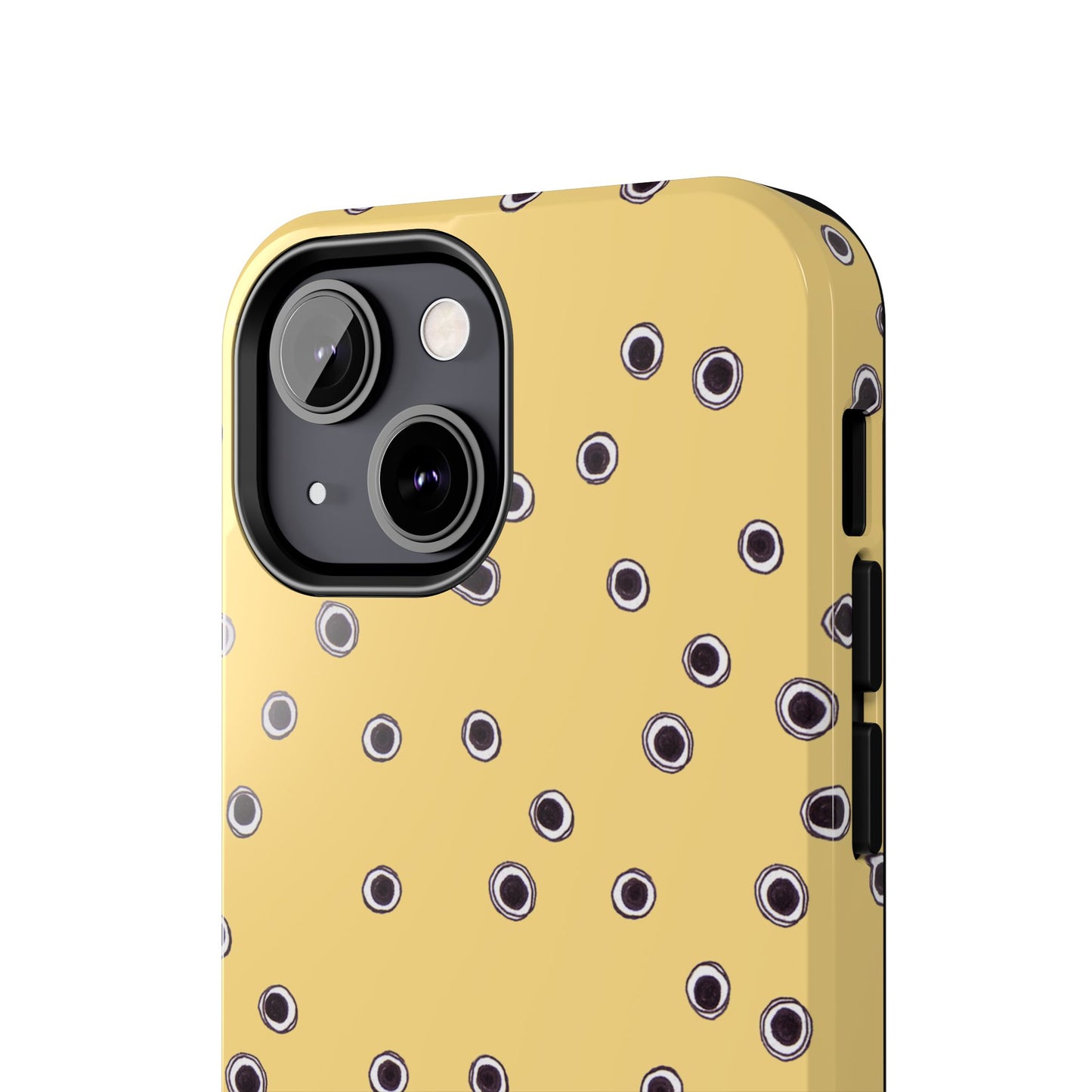 Halo Dots Yellow Phone Case