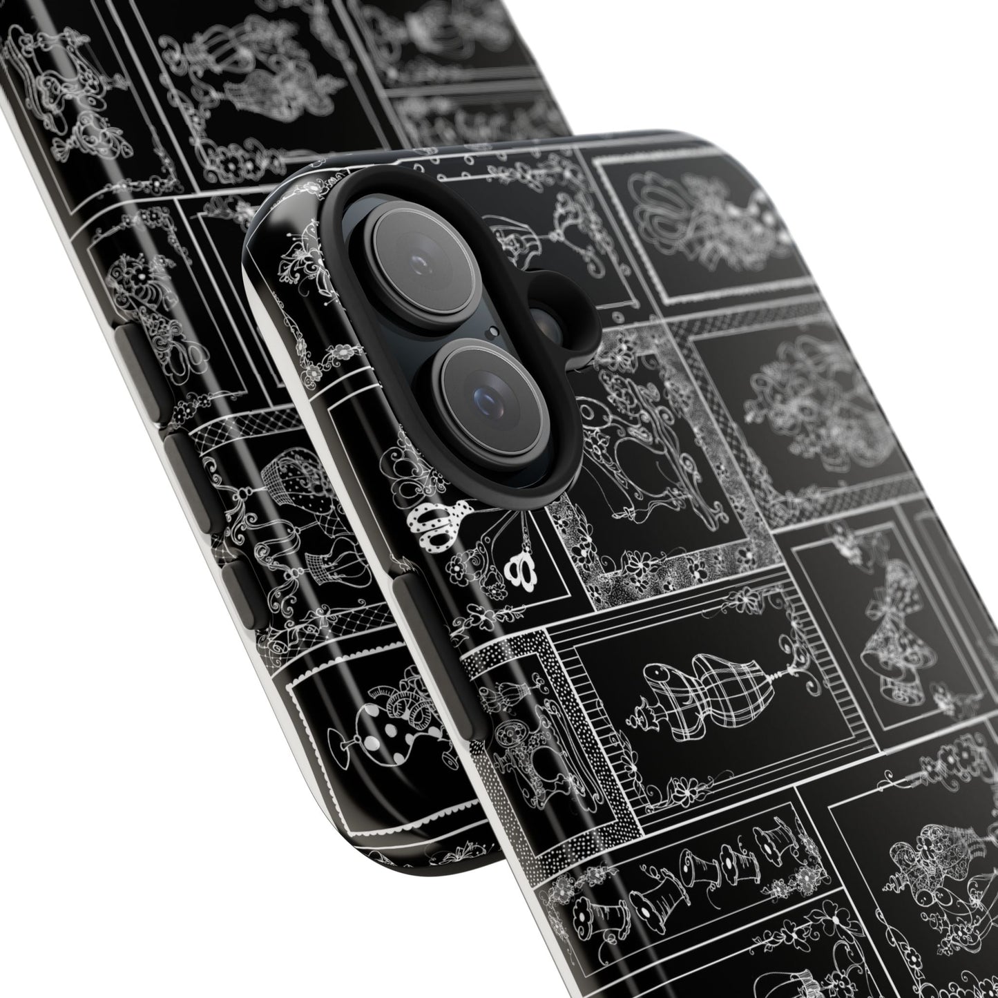 Sew Fancy Black Phone Case