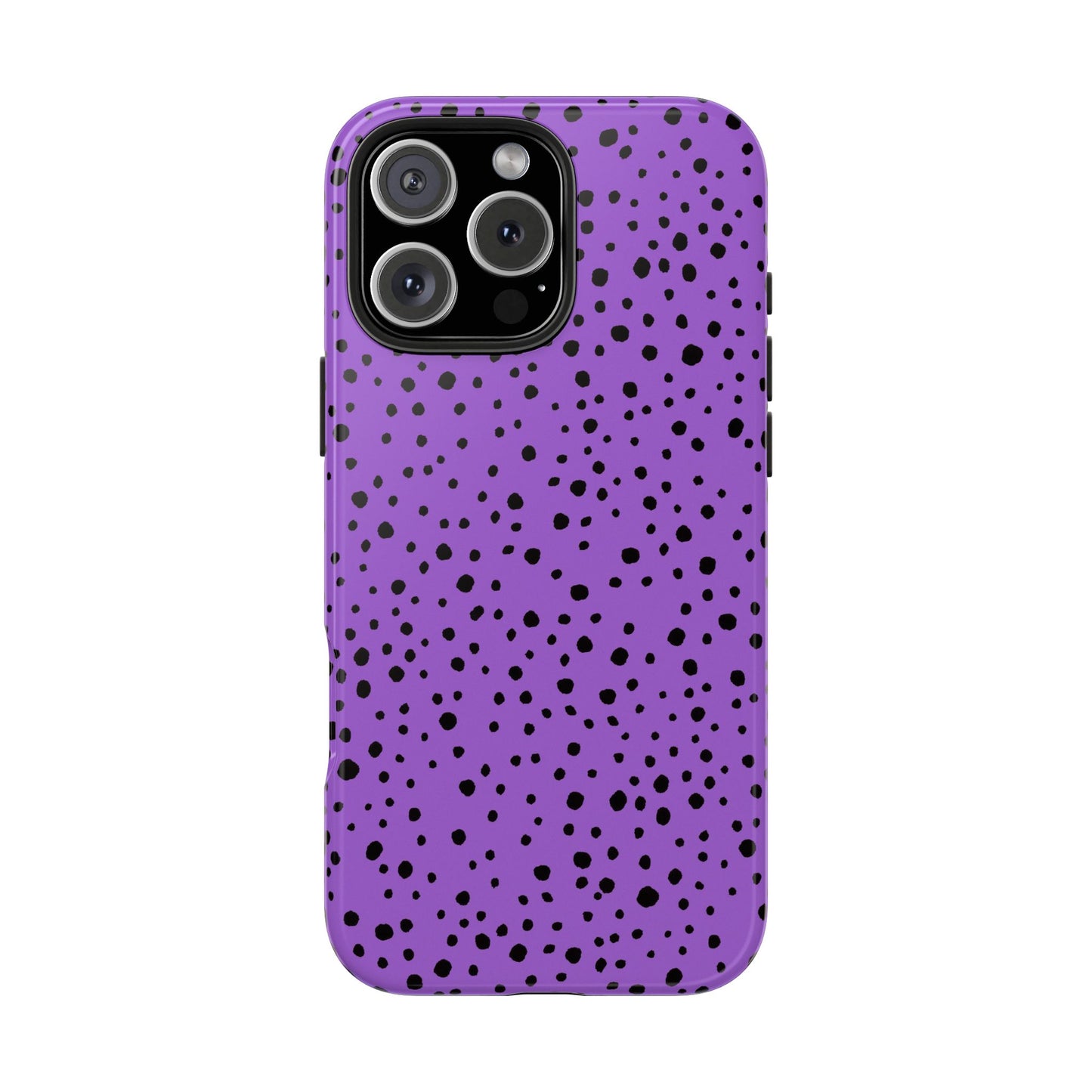 Pepper Dots Purple / Black Phone Case