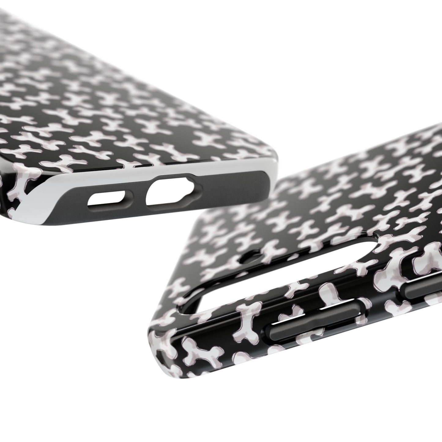 Bones a Lot Black Phone Case