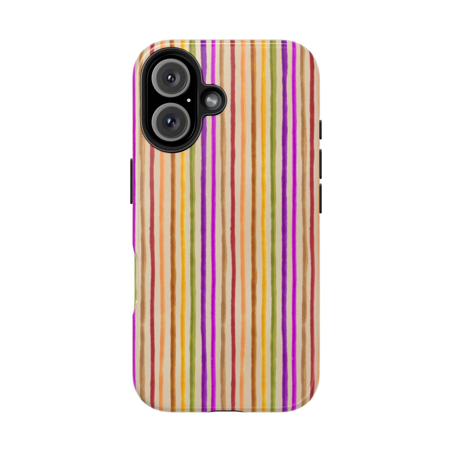 Spice Stripe Muslin Phone Case