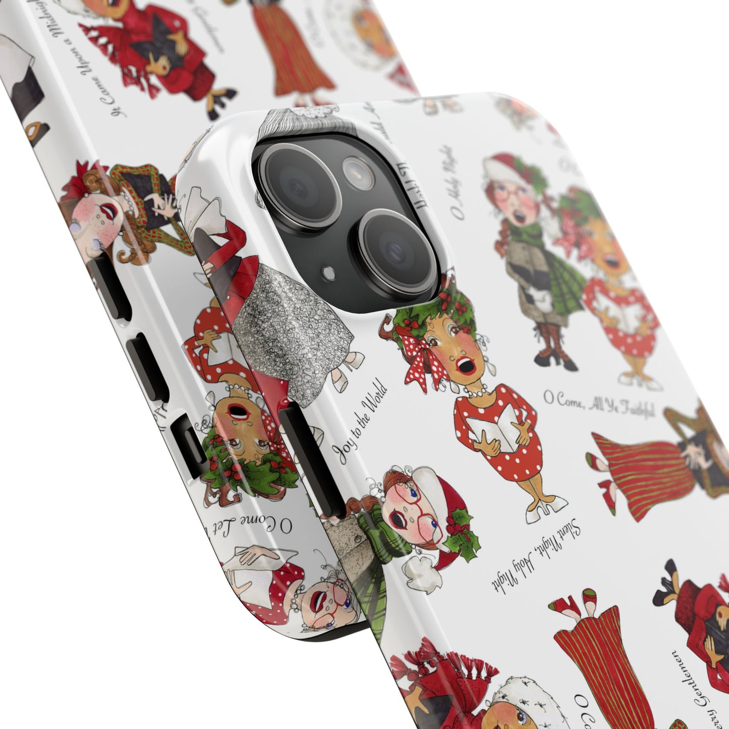 Tossed Carolers Phone Case