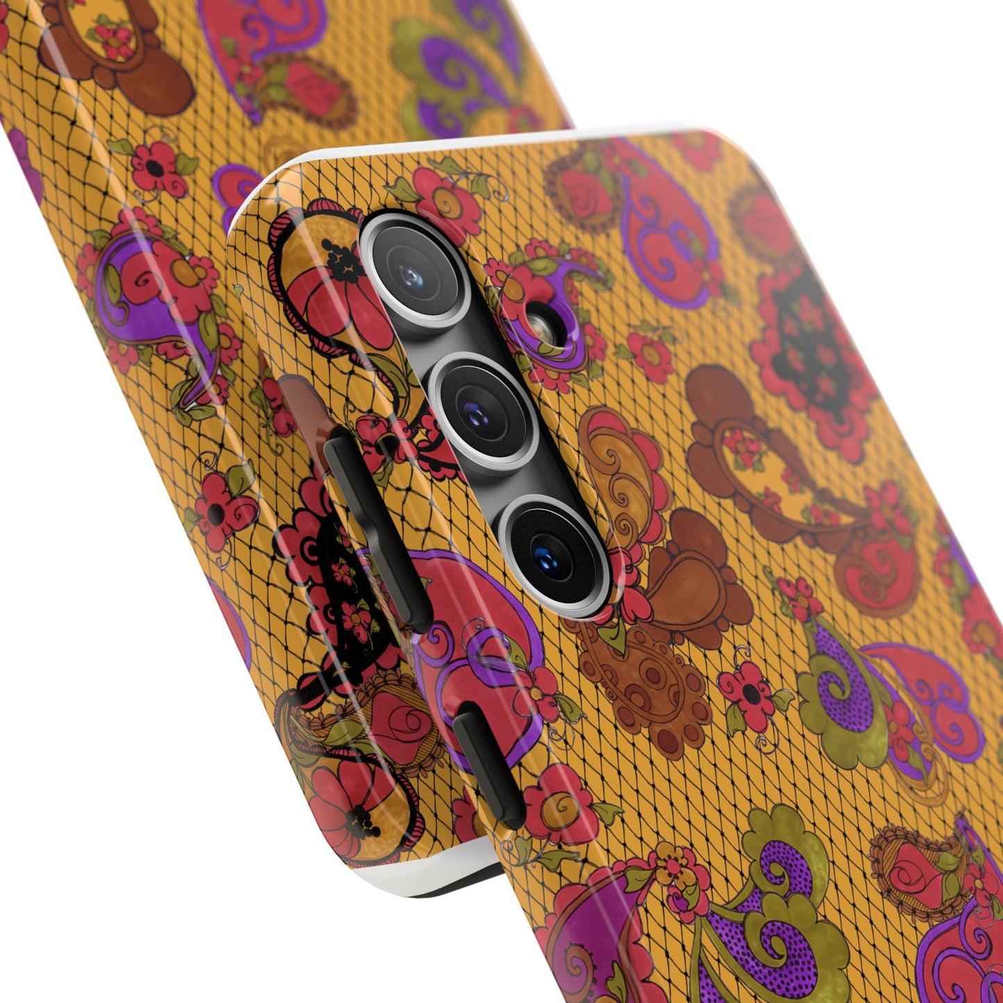 Posie Paisley Gold Phone Case