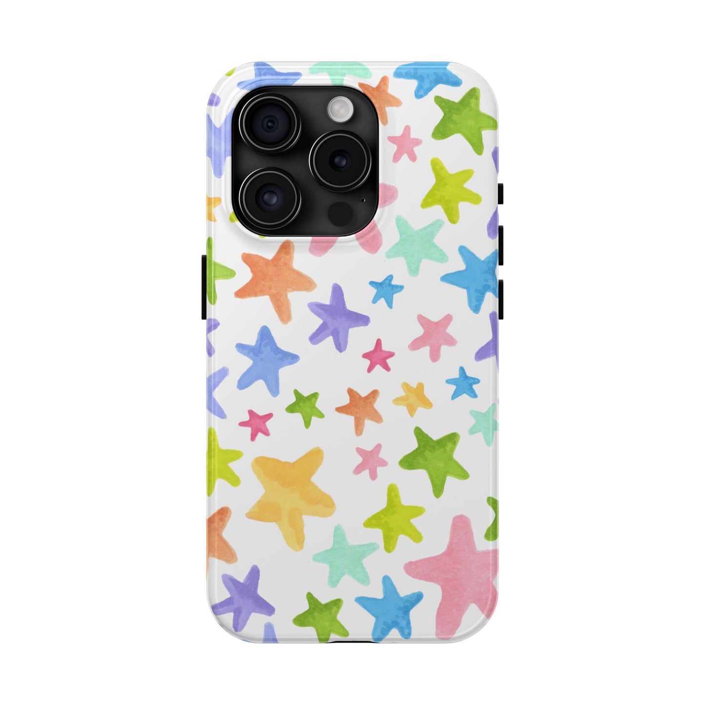 Happy Stars White Phone Case