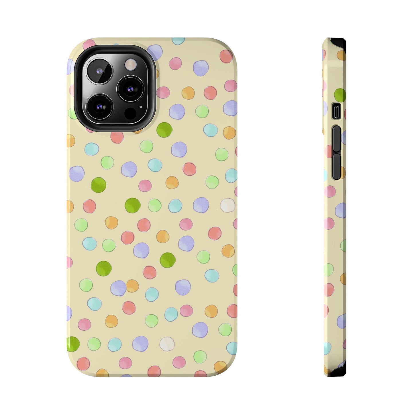 Happy Dots Yellow Phone Case
