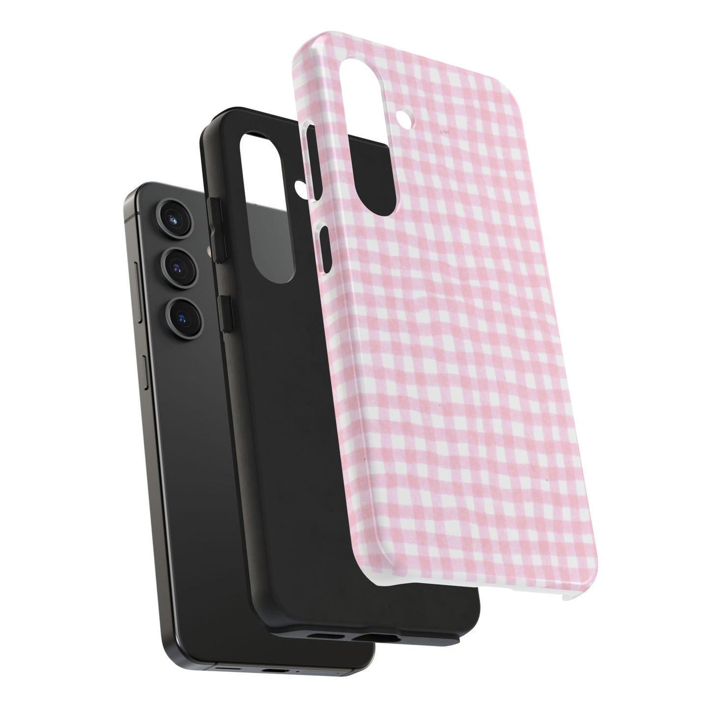 Wonky Chipper Check Pink Phone Case